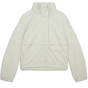 Lululemon Like New Always Effortless Cream Hooded Jacket